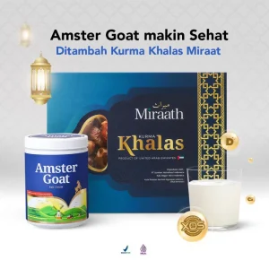 Bundling Puasa Lancar Terus Amstergoat 1 Box + Kurma Khalas Miraat 1kg