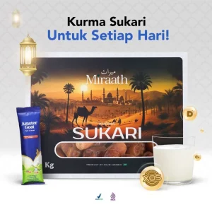 Paket Lambung Sehat!! Amstergoat + Kurma Sukari Miraath